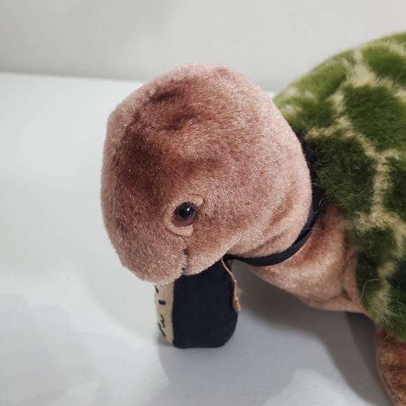 Boyds‎ Flash Turtle Plush Stop Watch 9" Green Stuffed Animal 55226 Retired Toy - Picture 5 of 11